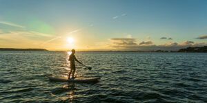 paddleboarding in poole