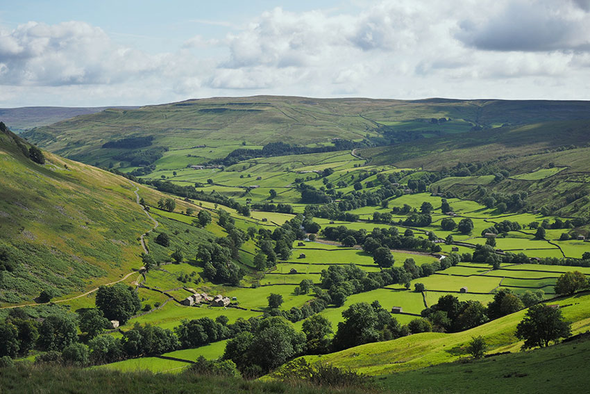 swaldedale from kison hill