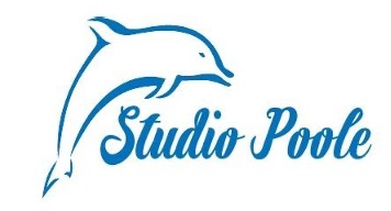 estudio poole logotipo del delfín