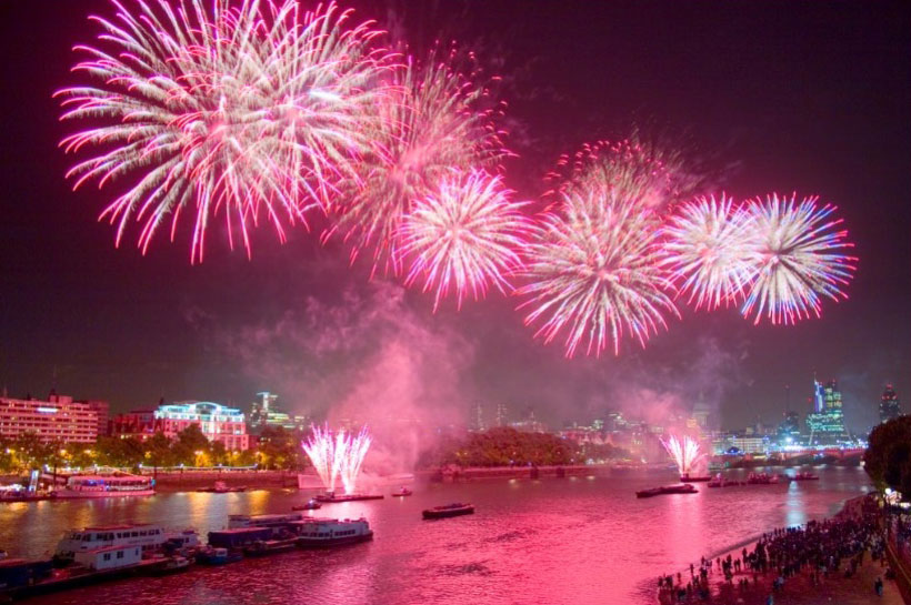 city cruises new year’s eve river cruise with fireworks over thames 