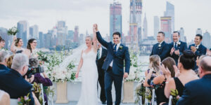 wedding couple in new york