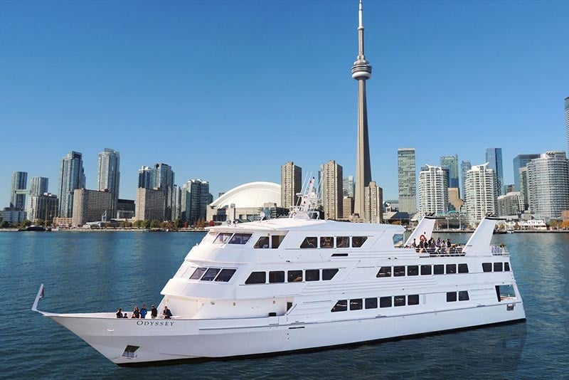 toronto vessel and skyline