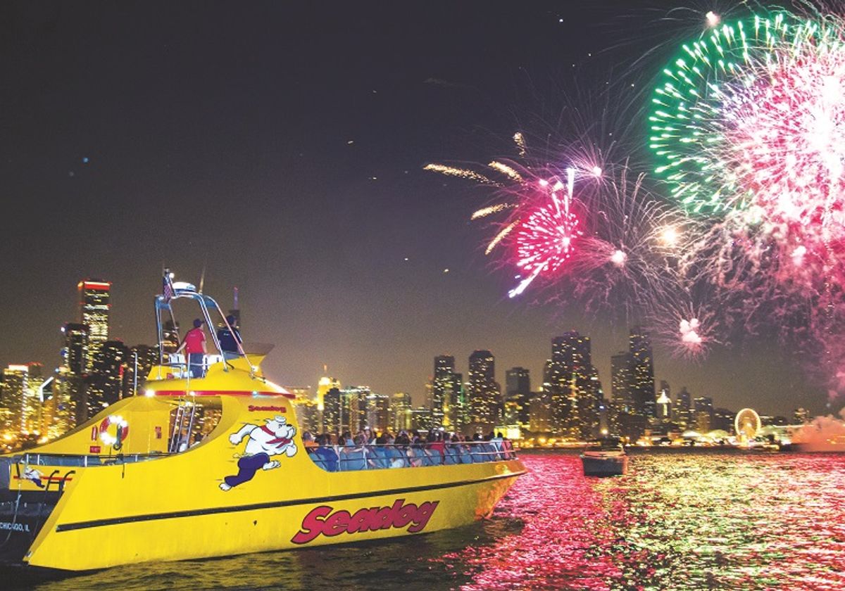 Seadog Speedboat fireworks