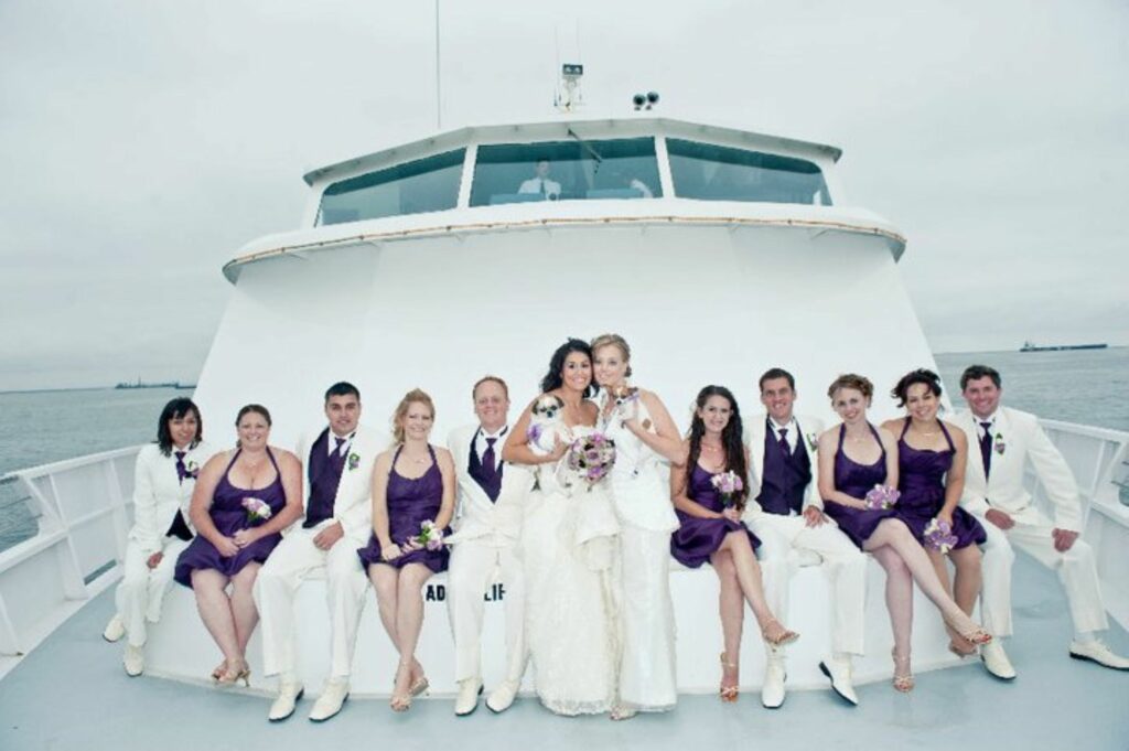 crew member amber cross wedding photo on endless dreams