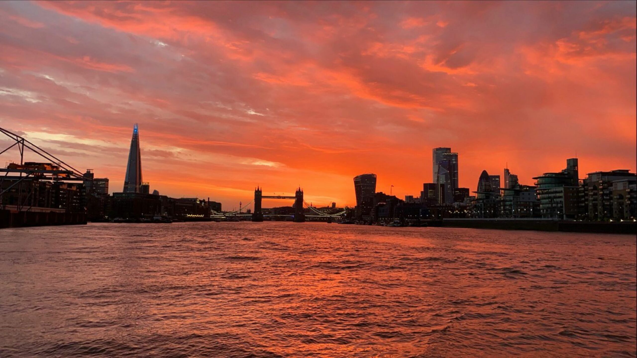 london sunset