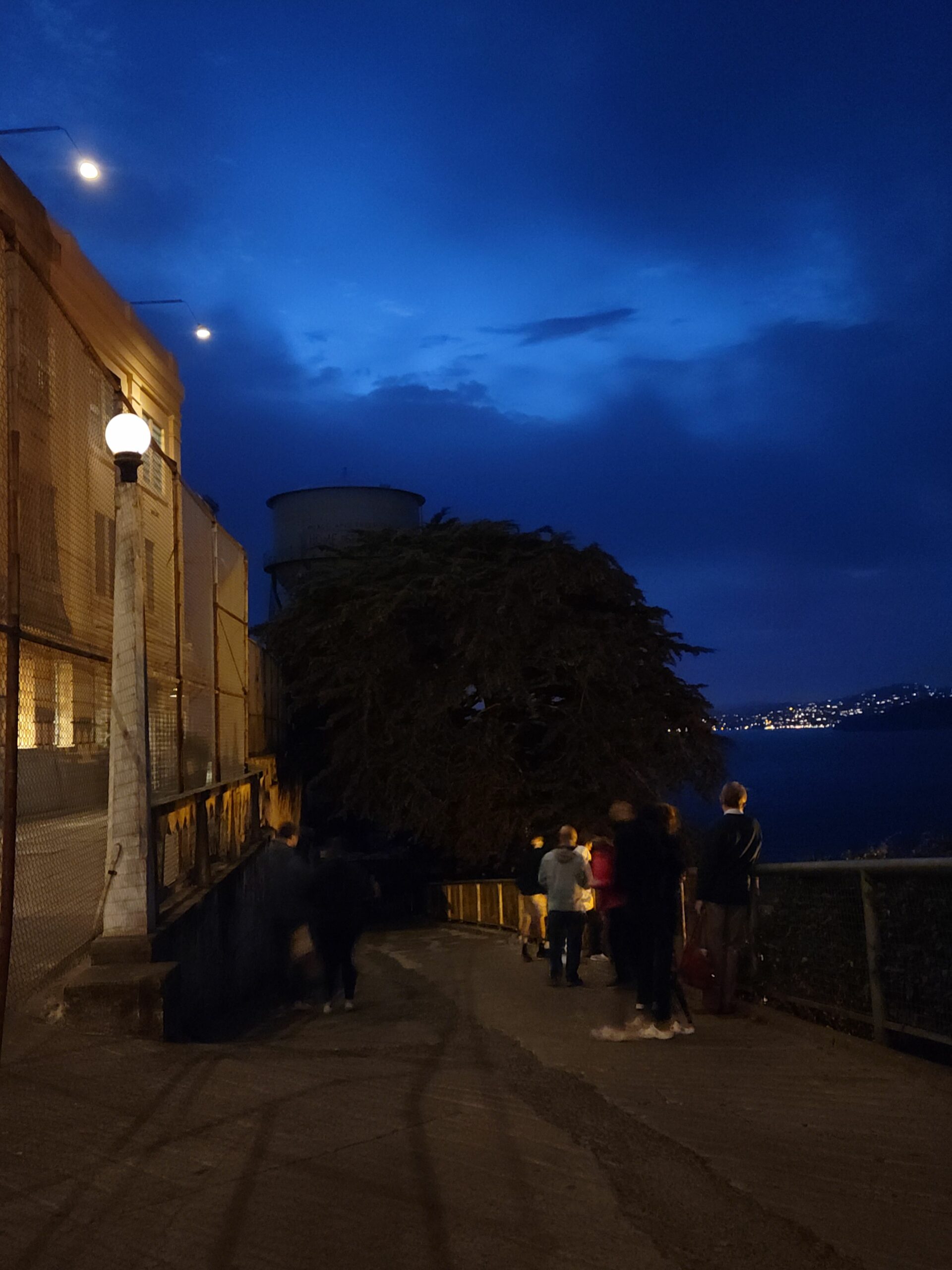 alcatraz at night