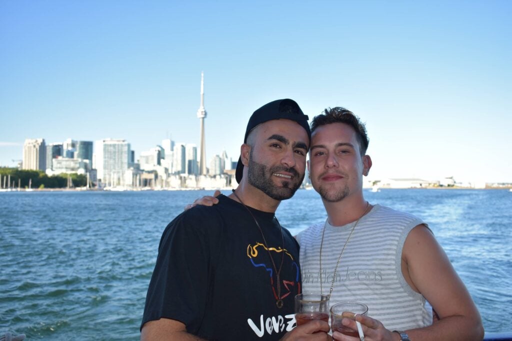 Toronto Couple onboard City Cruises