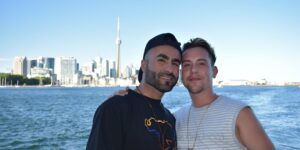 Toronto Couple onboard City Cruises