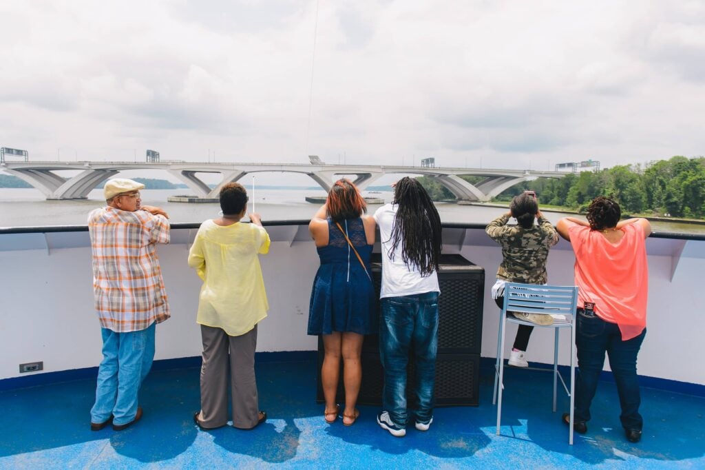 Group on a City Cruises vessel in Washington DC