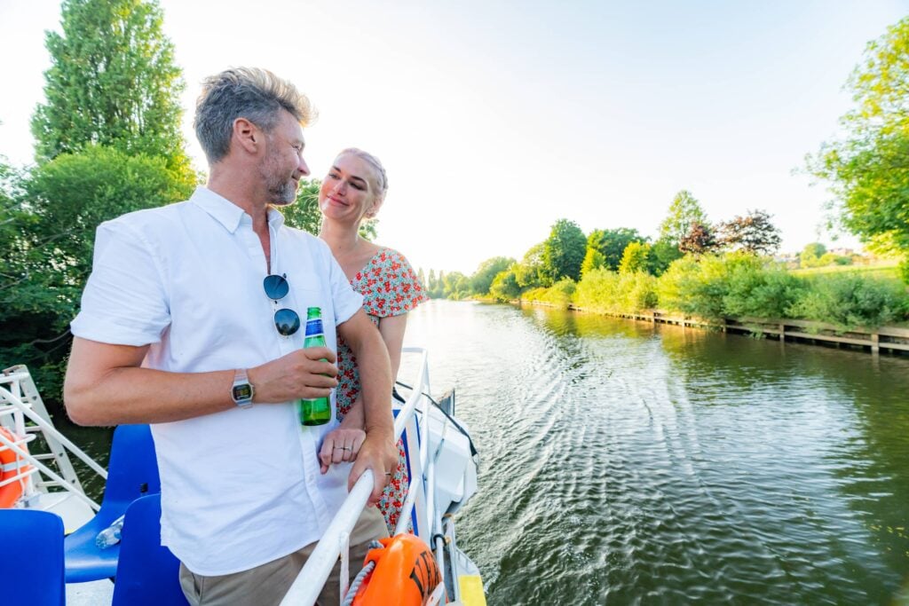 Couple on York City Cruises