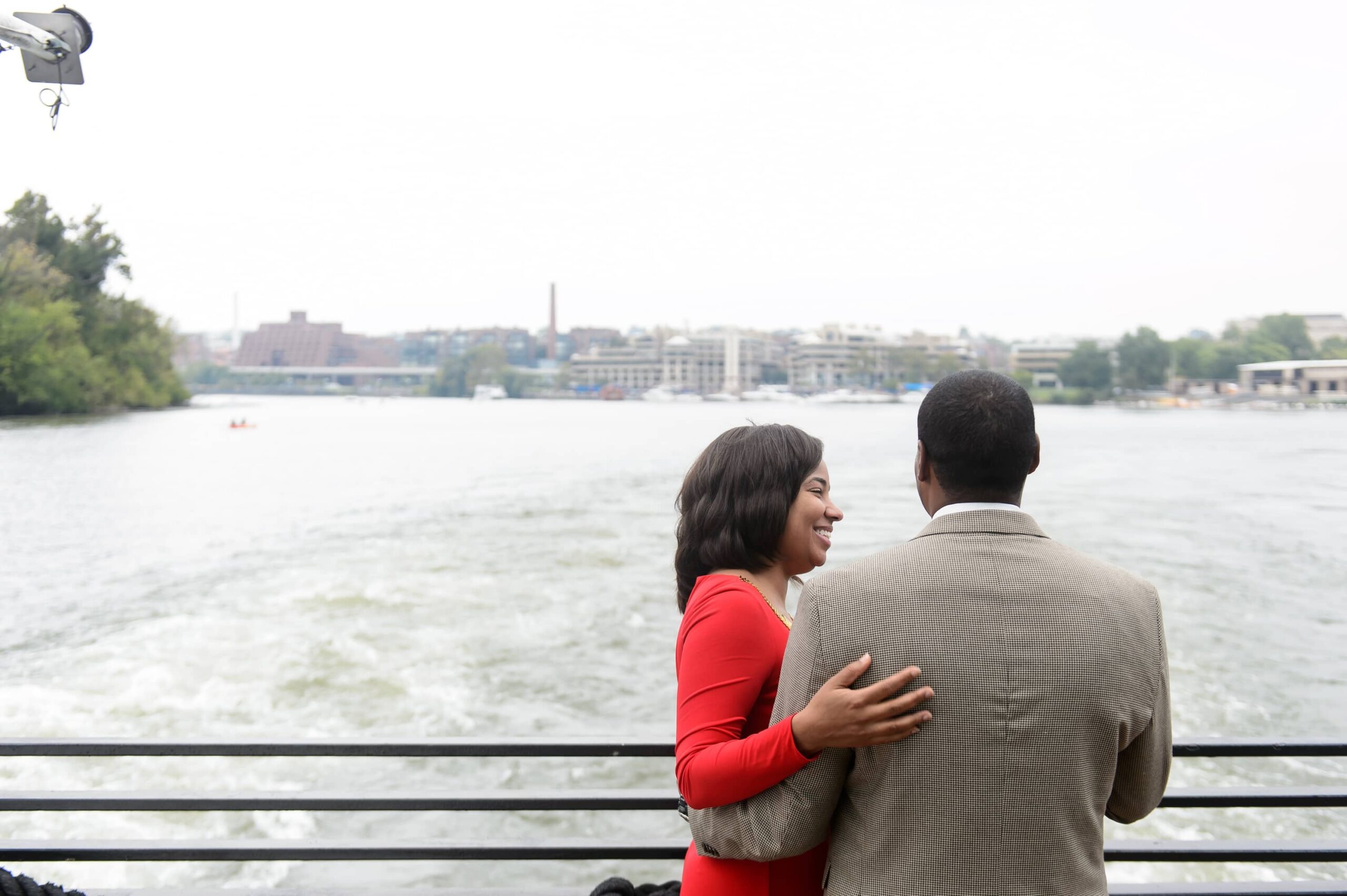 Couple on a dining cruise in Washington, DC