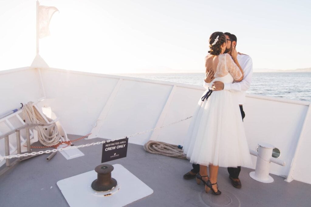 Brunch Wedding in San Francisco with City Cruises.