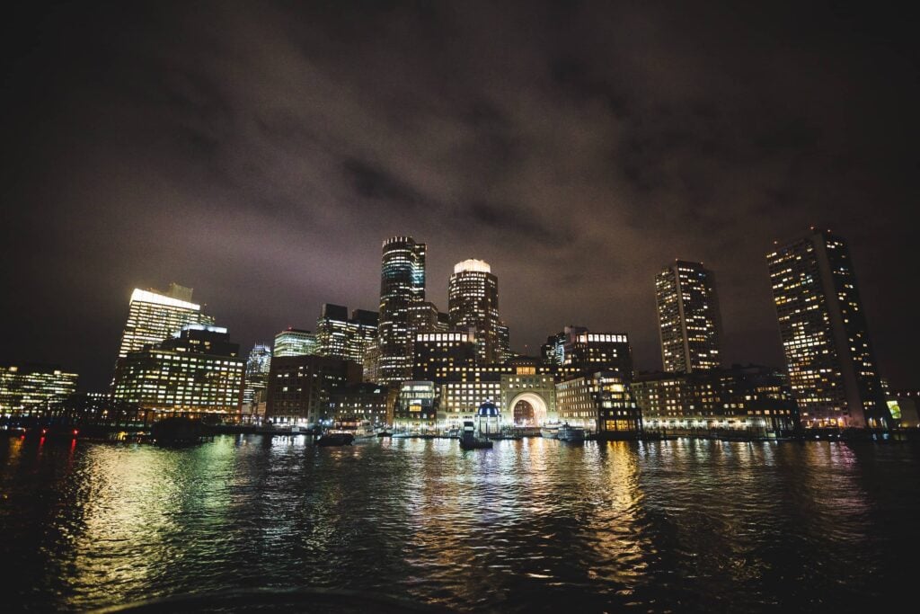 Boston Skyline at night