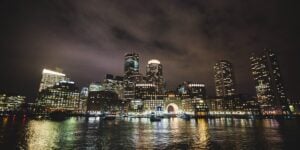 Boston Skyline at night