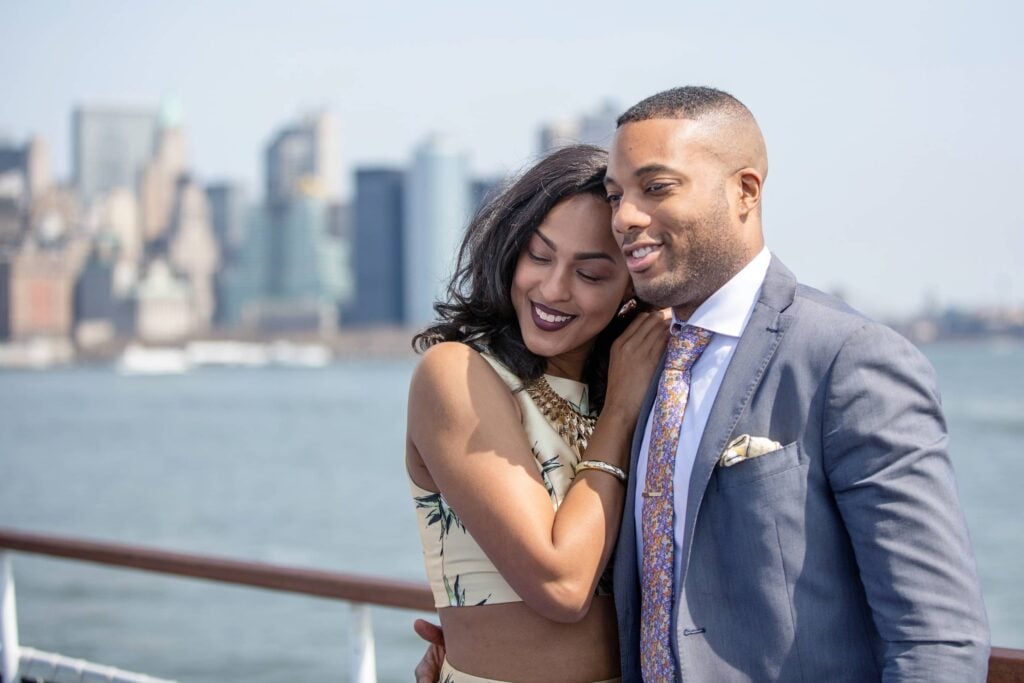 New Jersey wedding event on City Cruises vessel in NYC area