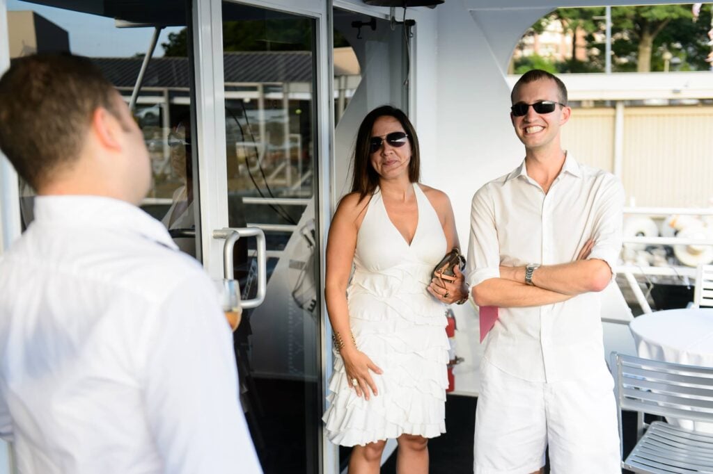 Couple on City Cruises vessel in Washington DC