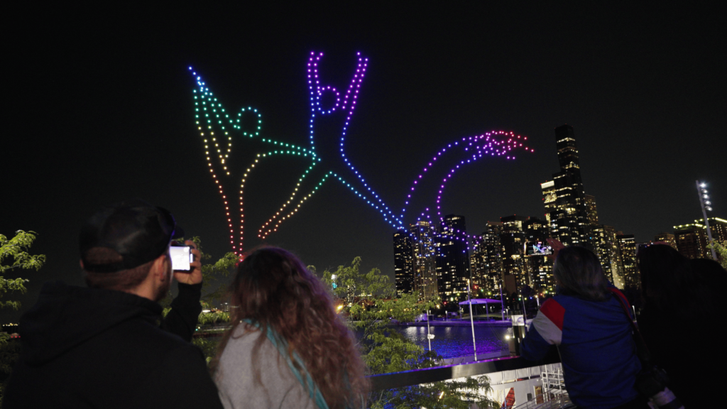 Drone Show in Chicago at Navy Pier