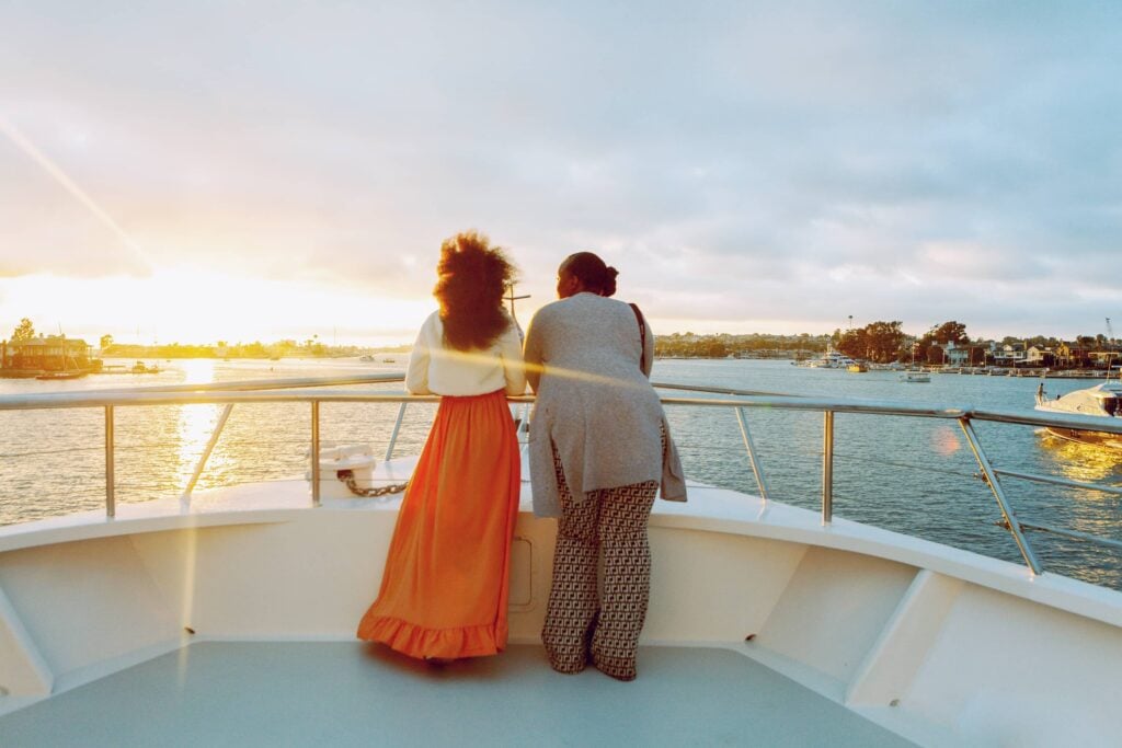 Couple on City Cruises in Los Angeles