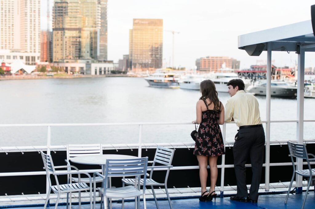 Couple on City Cruises Vessel in Baltimore