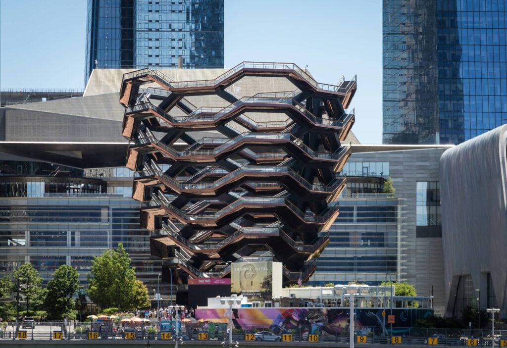 Vessel structure at Hudson Yards in NYC