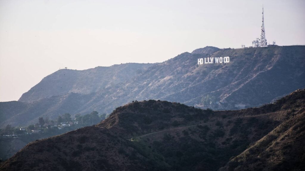 Hollywood sign in Los Angeles