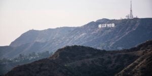 Hollywood sign in Los Angeles