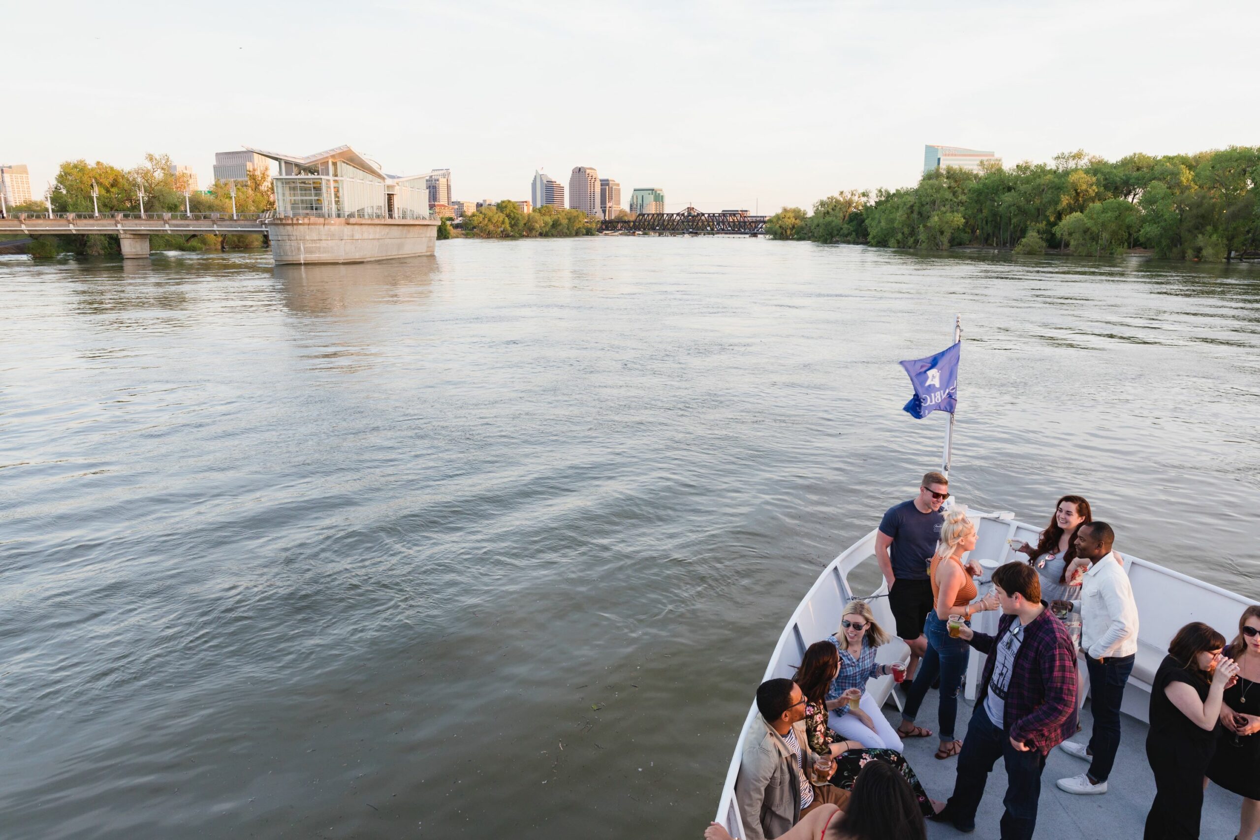 sacramento group on boat