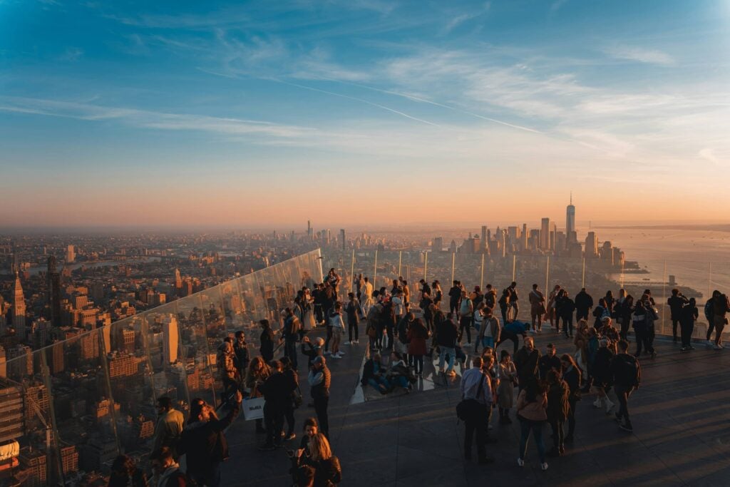 View from the Edge at Hudson Yards in NYC