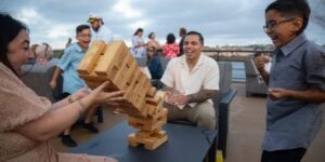 Celebrating on a City Cruises vessel in the Los Angeles area