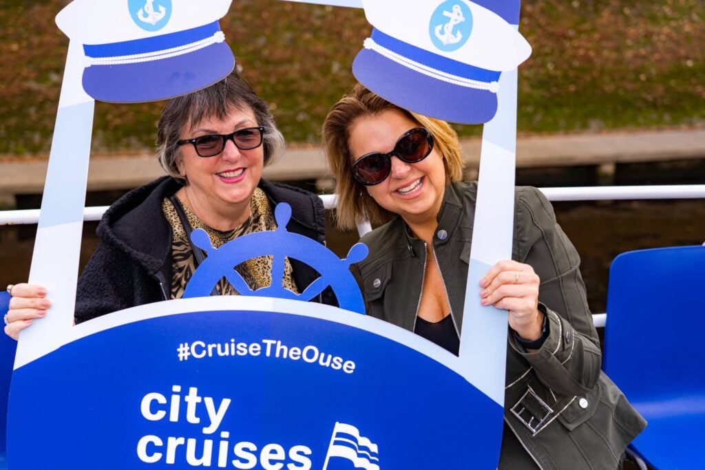 Friends and Colleagues on City Cruises vessel in York