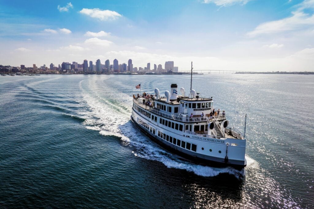 City Cruises Admiral Hornblower vessel sailing in San Francisco Bay