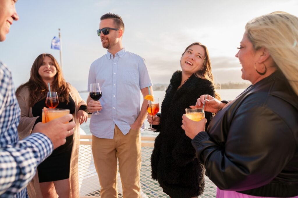 group on boat san diego