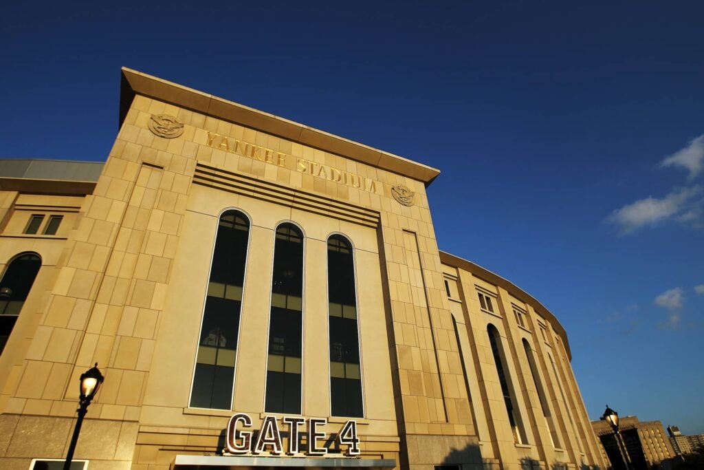 Yankee Stadium in NYC, home of the New York Yankees