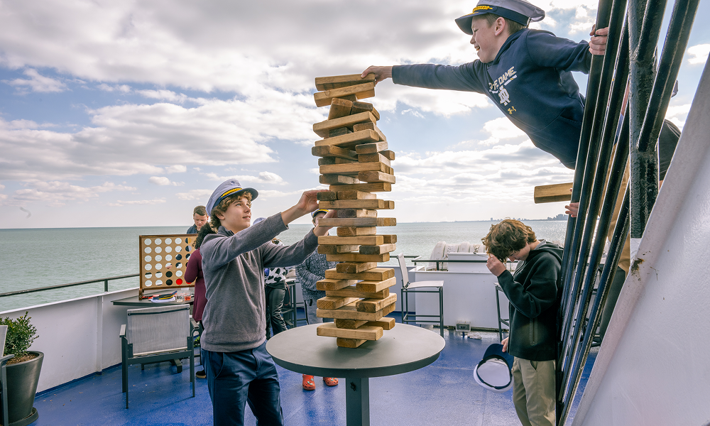 Activities with a view for the whole crew